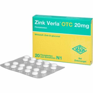 ZINK VERLA OTC 20 mg Filmtabletten 20 St.