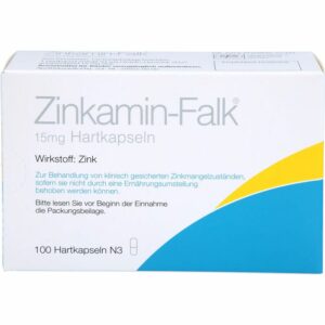 ZINKAMIN Falk 15 mg Hartkapseln 100 St.