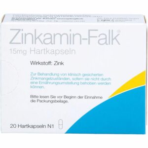ZINKAMIN Falk 15 mg Hartkapseln 20 St.