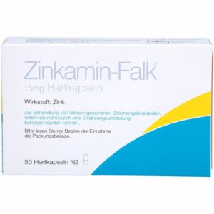 ZINKAMIN Falk 15 mg Hartkapseln 50 St.