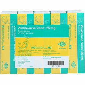 ZINKBRAUSE Verla 25 mg Brausetabletten 100 St.