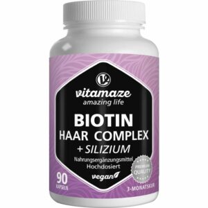 BIOTIN HAAR Vitamine Komplex hochdos.+Silizium Kps 90 St.