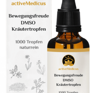 BewegungsFreude DMSO Kräutertropfen (50 ml, 1000 Tropfen, Naturrein, Bio)