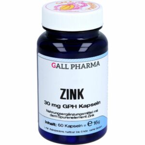 ZINK 30 mg GPH Kapseln 60 St.